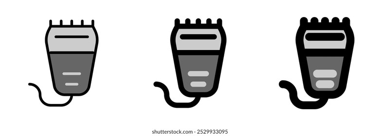 Editable hair clipper vector icon. Barbershop, lifestyle, grooming. Part of a big icon set family. Perfect for web and app interfaces, presentations, infographics, etc