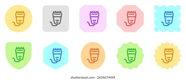 Editable hair clipper vector icon. Barbershop, lifestyle, grooming. Part of a big icon set family. Perfect for web and app interfaces, presentations, infographics, etc
