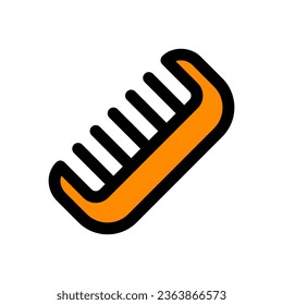 Editable hair comb vector icon. Barbershop, lifestyle, grooming. Part of a big icon set family. Perfect for web and app interfaces, presentations, infographics, etc