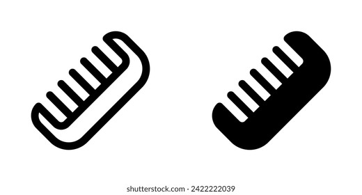 Editable hair comb vector icon. Barbershop, lifestyle, grooming. Part of a big icon set family. Perfect for web and app interfaces, presentations, infographics, etc