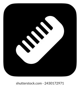 Editable hair comb vector icon. Barbershop, lifestyle, grooming. Part of a big icon set family. Perfect for web and app interfaces, presentations, infographics, etc