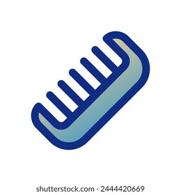 Editable hair comb vector icon. Barbershop, lifestyle, grooming. Part of a big icon set family. Perfect for web and app interfaces, presentations, infographics, etc