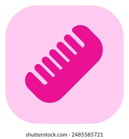 Editable hair comb vector icon. Barbershop, lifestyle, grooming. Part of a big icon set family. Perfect for web and app interfaces, presentations, infographics, etc