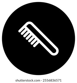 Editable hair comb vector icon. Cosmetics, makeup, skincare, beauty. Part of a big icon set family. Perfect for web and app interfaces, presentations, infographics, etc