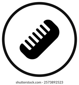 Editable hair comb vector icon. Barbershop, lifestyle, grooming. Part of a big icon set family. Perfect for web and app interfaces, presentations, infographics, etc