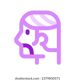 Editable hair style vector icon. Barbershop, lifestyle, grooming. Part of a big icon set family. Perfect for web and app interfaces, presentations, infographics, etc