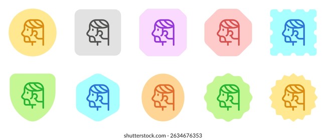 Editable hair style vector icon. Barbershop, lifestyle, grooming. Part of a big icon set family. Perfect for web and app interfaces, presentations, infographics, etc