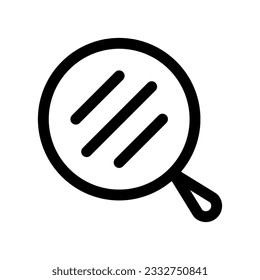 Editable hand mirror vector icon. Cosmetics, makeup, skincare, beauty. Part of a big icon set family. Perfect for web and app interfaces, presentations, infographics, etc
