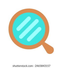 Editable hand mirror vector icon. Cosmetics, makeup, skincare, beauty. Part of a big icon set family. Perfect for web and app interfaces, presentations, infographics, etc