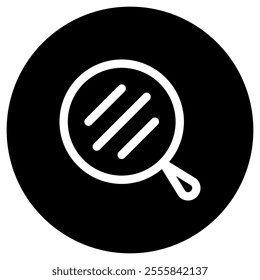 Editable hand mirror vector icon. Cosmetics, makeup, skincare, beauty. Part of a big icon set family. Perfect for web and app interfaces, presentations, infographics, etc