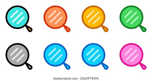 Editable hand mirror vector icon. Cosmetics, makeup, skincare, beauty. Part of a big icon set family. Perfect for web and app interfaces, presentations, infographics, etc