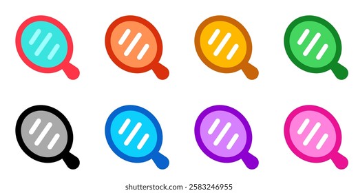 Editable hand mirror vector icon. Barbershop, lifestyle, grooming. Part of a big icon set family. Perfect for web and app interfaces, presentations, infographics, etc