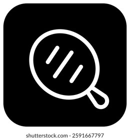 Editable hand mirror vector icon. Barbershop, lifestyle, grooming. Part of a big icon set family. Perfect for web and app interfaces, presentations, infographics, etc