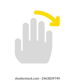 Editable hand swipe left vector icon. Part of a big icon set family. Perfect for web and app interfaces, presentations, infographics, etc