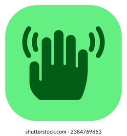 Editable hand wave vector icon. Part of a big icon set family. Perfect for web and app interfaces, presentations, infographics, etc
