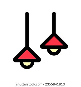 Editable hanging lamp vector icon. Part of a big icon set family. Perfect for web and app interfaces, presentations, infographics, etc