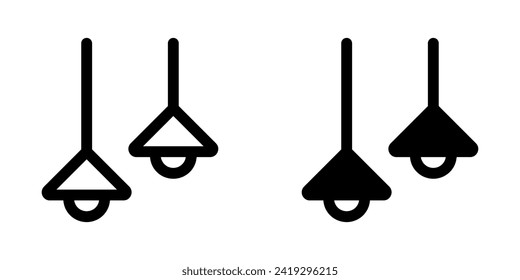 Editable hanging lamp vector icon. Part of a big icon set family. Perfect for web and app interfaces, presentations, infographics, etc