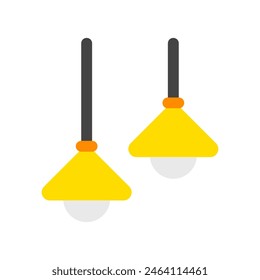 Editable hanging lamp vector icon. Part of a big icon set family. Perfect for web and app interfaces, presentations, infographics, etc