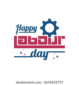 Editable Happy Labor Day Vector Illustration. International Labor Day Icon.