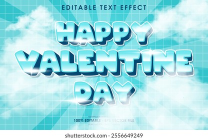 Editable Happy Valentine Day Text Effect