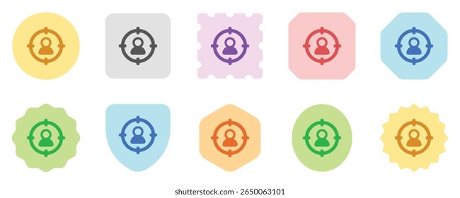 Editable headhunting, target, audience, marketing, users vector icon. Business, work, job, office. Part of a big icon set family. Perfect for web and app interfaces, presentations, infographics, etc