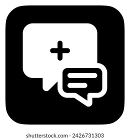 Icono de vector de consulta de salud editable. Parte de una gran familia de iconos. Perfecto para interfaces web y aplicaciones, presentaciones, infografías, etc