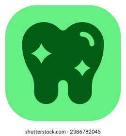 Editable healthy clean tooth vector icon. Dentistry, healthcare, medical. Part of a big icon set family. Perfect for web and app interfaces, presentations, infographics, etc