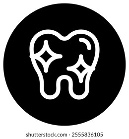 Editable healthy clean tooth vector icon. Dentistry, healthcare, medical. Part of a big icon set family. Perfect for web and app interfaces, presentations, infographics, etc