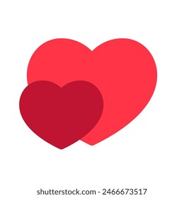 Editable hearts vector icon. Wedding, valentine, love, celebration. Part of a big icon set family. Perfect for web and app interfaces, presentations, infographics, etc