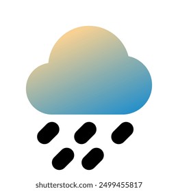 Editable heavy rainfall vector icon. Part of a big icon set family. Perfect for web and app interfaces, presentations, infographics, etc