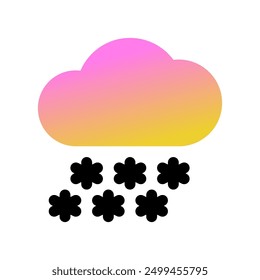 Editable heavy snowfall vector icon. Part of a big icon set family. Perfect for web and app interfaces, presentations, infographics, etc