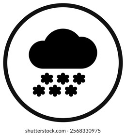 Editable heavy snowfall vector icon. Part of a big icon set family. Perfect for web and app interfaces, presentations, infographics, etc