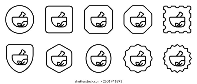 Editable herbal medicine vector icon. Wellness, spa, relaxation. Part of a big icon set family. Perfect for web and app interfaces, presentations, infographics, etc