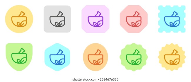 Icono editable del Vector de la medicina herbaria. Bienestar, spa, relajación. Parte de una gran familia de iconos. Perfecto para interfaces de Web y App, presentaciones, infografías, etc
