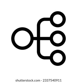 Editable hierarchy, organizational chart, structure, flowchart vector icon. Business, job, office. Part of a big icon set family. Perfect for web and app interfaces, presentations, infographics, etc