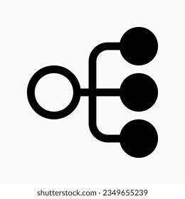 Editable hierarchy, organizational chart, structure, flowchart vector icon. Business, job, office. Part of a big icon set family. Perfect for web and app interfaces, presentations, infographics, etc