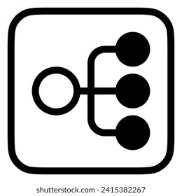 Editable hierarchy, organizational chart, structure, flowchart vector icon. Business, job, office. Part of a big icon set family. Perfect for web and app interfaces, presentations, infographics, etc