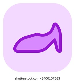 Editable high heels vector icon. Clothing, fashion, apparel. Part of a big icon set family. Perfect for web and app interfaces, presentations, infographics, etc