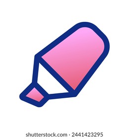 Editable highlighter pen vector icon. Part of a big icon set family. Perfect for web and app interfaces, presentations, infographics, etc