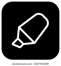 Editable highlighter pen vector icon. Part of a big icon set family. Perfect for web and app interfaces, presentations, infographics, etc