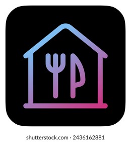 Editable home cooking, home delivery vector icon. Part of a big icon set family. Perfect for web and app interfaces, presentations, infographics, etc