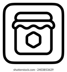 Editable honey jar vector icon. Part of a big icon set family. Perfect for web and app interfaces, presentations, infographics, etc
