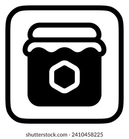 Editable honey jar vector icon. Part of a big icon set family. Perfect for web and app interfaces, presentations, infographics, etc