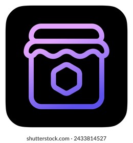 Editable honey jar vector icon. Part of a big icon set family. Perfect for web and app interfaces, presentations, infographics, etc