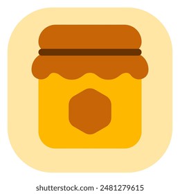 Editable honey jar vector icon. Part of a big icon set family. Perfect for web and app interfaces, presentations, infographics, etc