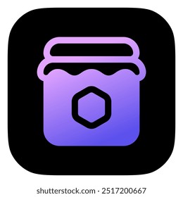 Icono de Vector de tarro de miel editable. Parte de una gran familia de iconos. Perfecto para interfaces de Web y App, presentaciones, infografías, etc