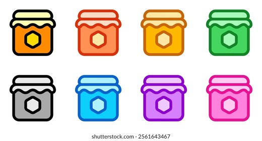 Editable honey jar vector icon. Part of a big icon set family. Perfect for web and app interfaces, presentations, infographics, etc