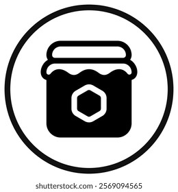 Editable honey jar vector icon. Part of a big icon set family. Perfect for web and app interfaces, presentations, infographics, etc