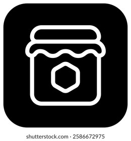 Editable honey jar vector icon. Part of a big icon set family. Perfect for web and app interfaces, presentations, infographics, etc
