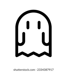 Editable horror game, ghost, thriller vector icon. Video game, game elements. Part of a big icon set family. Perfect for web and app interfaces, presentations, infographics, etc